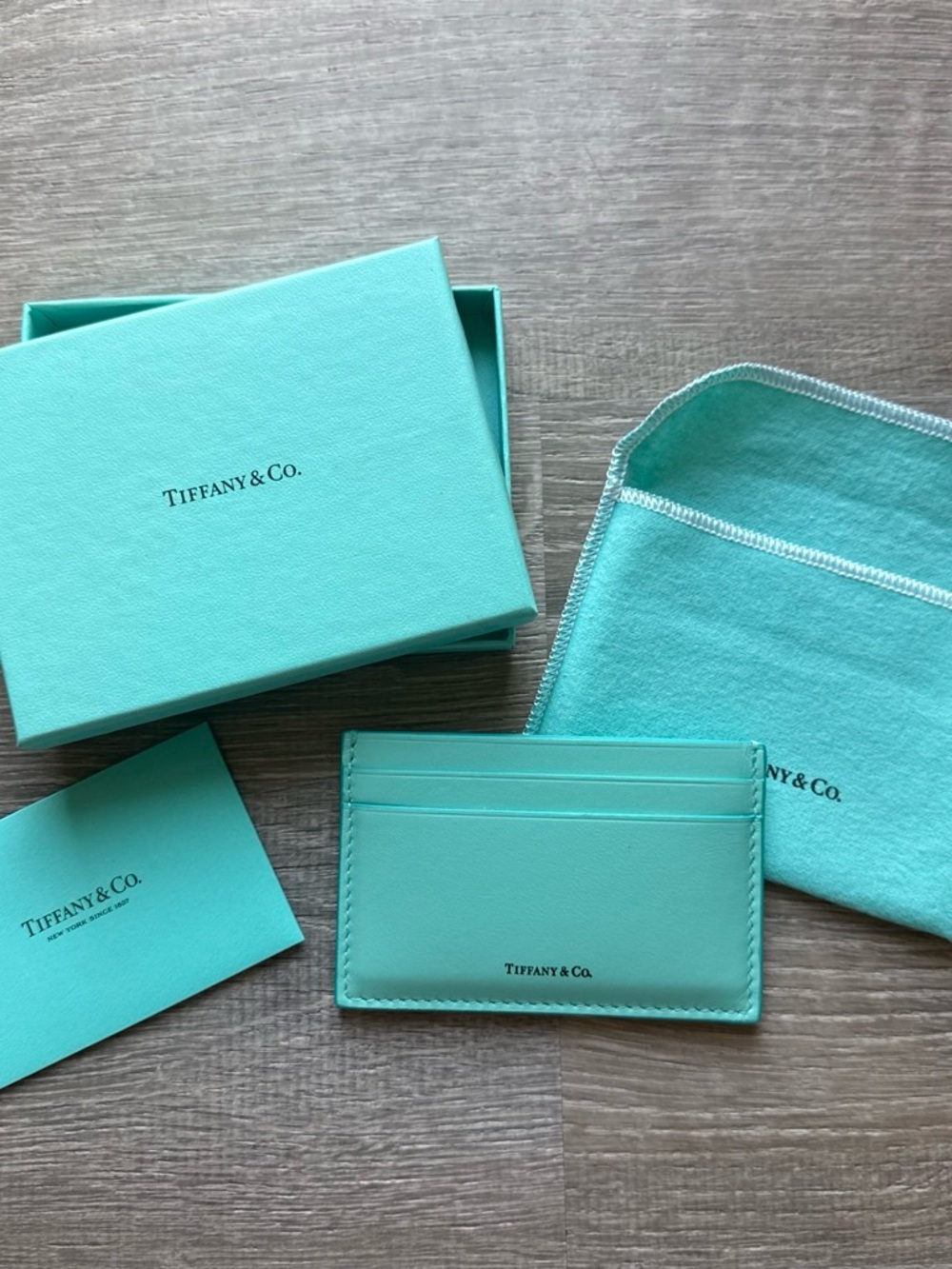 Tiffany & Co. Card Case in Signature Robin's Egg Blue
